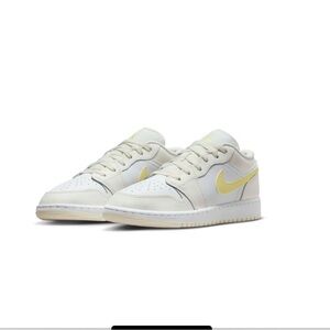 Like new Nike Kids Air Jordan Sneakers in Cream and Yellow